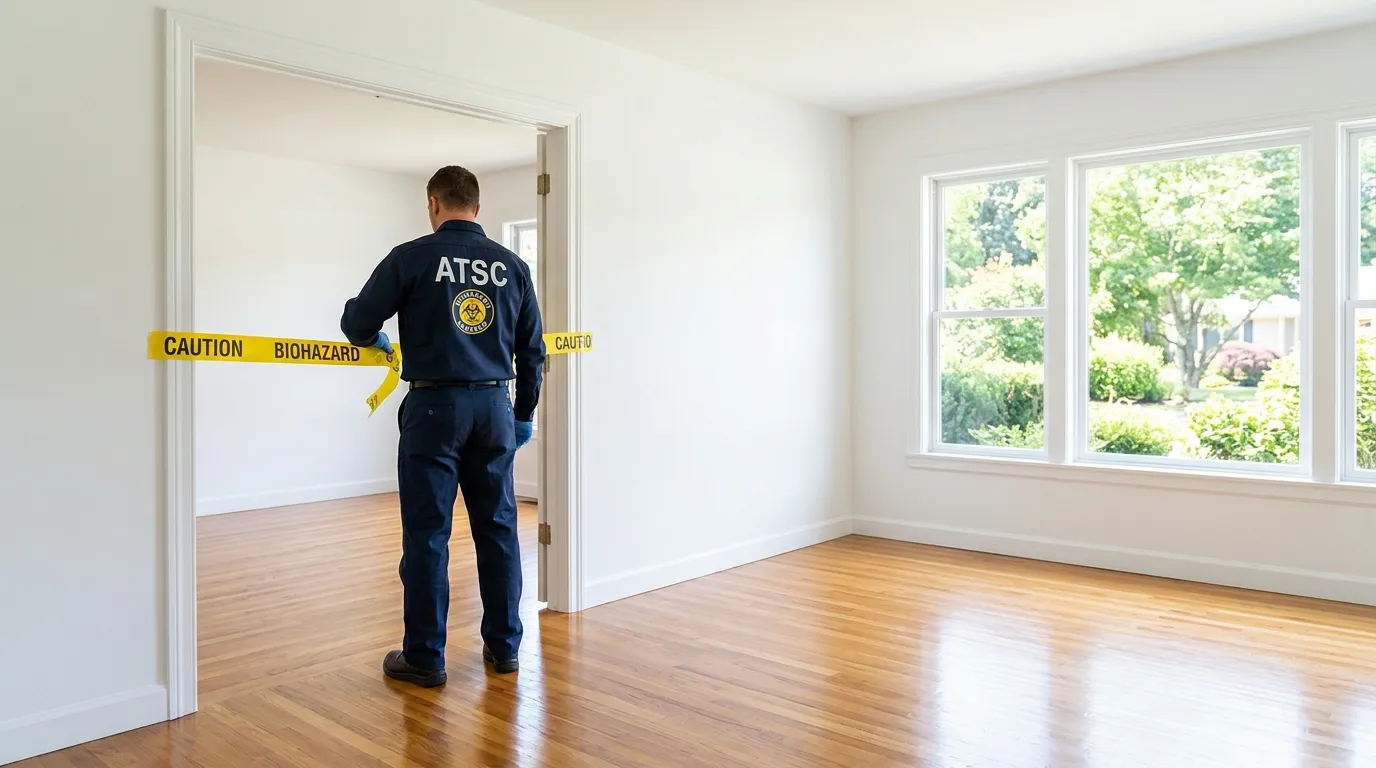 Certified biohazard cleanup crew performing Crime Scene Cleanup in O'Fallon